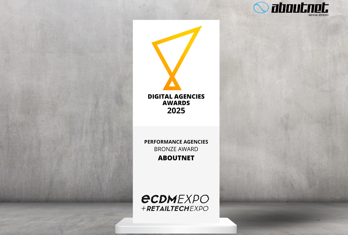 Η Aboutnet βραβεύτηκε ως "Best Performance Agency" στα Digital Agencies Awards 2025